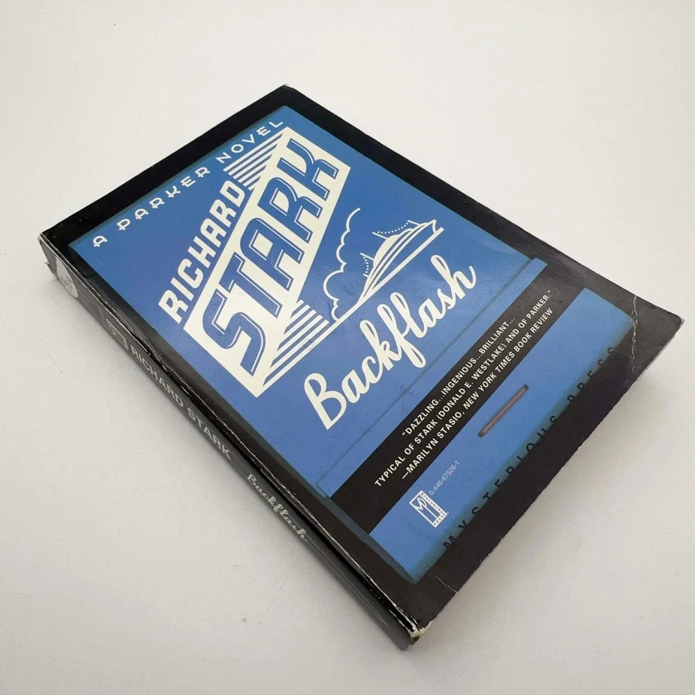 Richard Stark Backflash A‎ Parker Novel Mysterious Press PB EUC